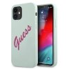 Guess GUHCP12SLSVSBF iPhone 12 mini5,4 niebieski fuksja/blue fuschia hardcase Silicone Vintage